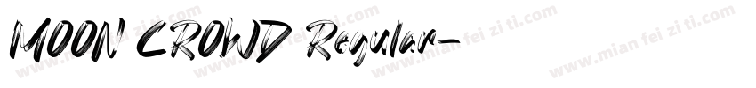 MOON CROWD Regular字体转换